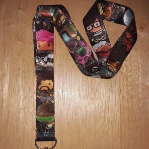 T6. Blizzard Entertainment Video Games Overwatch One Size Lanyard with Clip